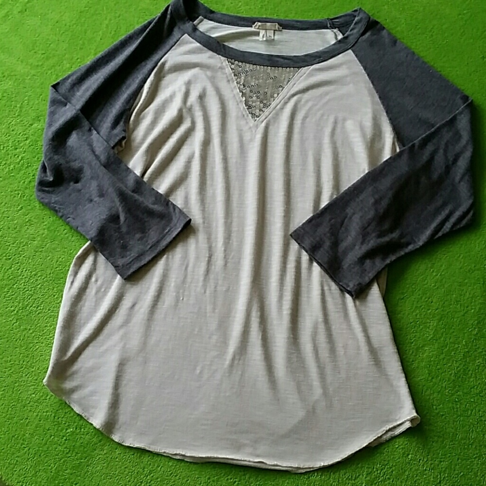 Kirra Embellished Raglan Shirt